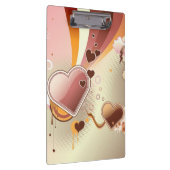 Angeredeter Entwurfshintergrund Klemmbrett (Rechts)