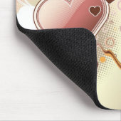 Angeredeter Entwurfshintergrund Mousepad (Ecke)