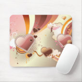 Angeredeter Entwurfshintergrund Mousepad (Mit Mouse)