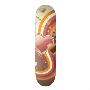 Angeredeter Entwurfshintergrund Skateboard