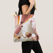 Angeredeter Entwurfshintergrund Tasche (Von Nahem)