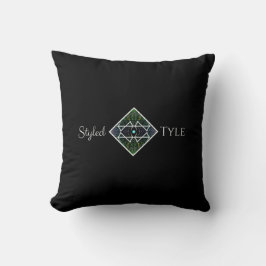 Angeredetes Tyle Logo Kissen