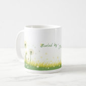 Angeregt durch [Ihre Worte] - bearbeitbare Quote K Kaffeetasse (Vorderseite Links)