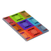 Angereicherte Weisheit: Farbenfrohe Mandala Kunst Notizblock (Rechte Seite)