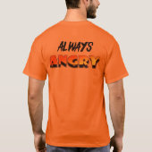 Angermoji-T-Shirt T-Shirt (Rückseite)