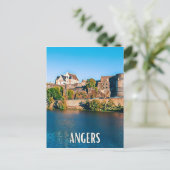 Angers Foto Vintage Postkarte (Stehend Vorderseite)
