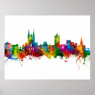 Angers France Skyline Poster