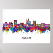 Angers France Skyline Poster (Vorne)