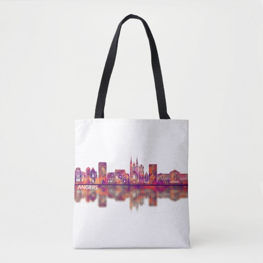 Angers France Skyline Tasche (Vorderseite)