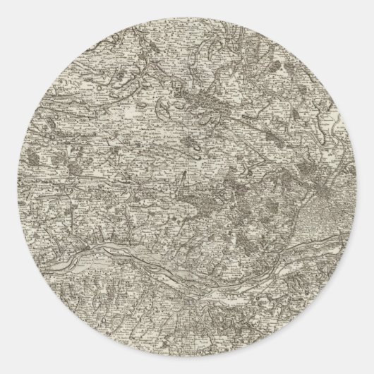 Angers Runder Aufkleber (Vorderseite)