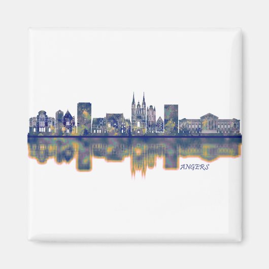 Angers Skyline Magnet (Vorne)
