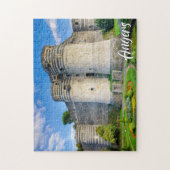 Angers-Türme, Angers, Frankreich Puzzle (Vertikal)