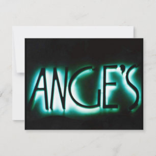 ANGE'S ANGELS PARTY EINLADUNG INVITE ANGE ANGEL