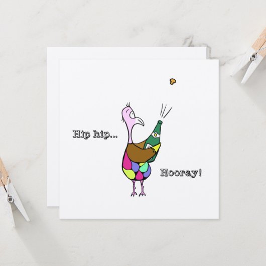 Angesagt Angesagt ... Urlaub! Karte (Vorderseite/Rückseite Beispiel)