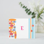 Angesagt Bat Mitzvah Save the Date Ankündigungspostkarte (Stehend Vorderseite)