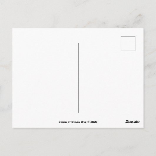 Angesagt Bunny | Postkarte (Rückseite)