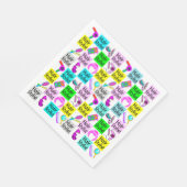 ANGESAGT, CHIC UND EINZIGARTIGER HAARESYL SERVIETTE (Ecke)