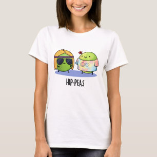 Angesagt-erbse Funny Hippie Peas Pun T-Shirt
