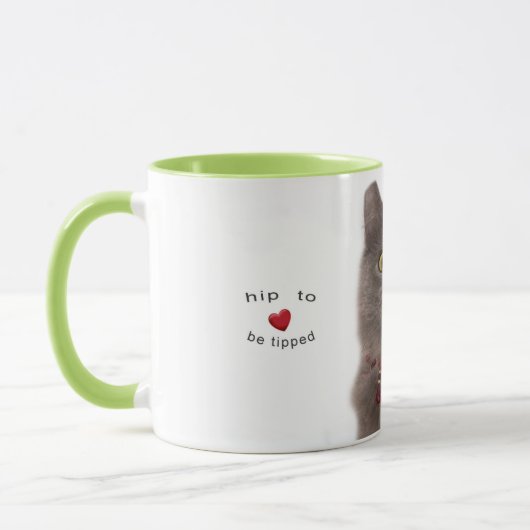 Angesagt gespitzt werden tasse (Links)