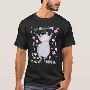 Angesagt Hippo Ray Hippo Vorschulabschluss Niedlic T-Shirt