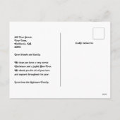 Angesagt Holiday Cosy Arch Foto Frohe Weihnachten (Rückseite)