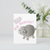 Angesagt Hooray Postkarte (Stehend Vorderseite)