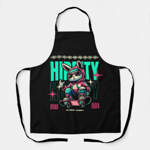 Angesagt-Hop-Hoppity - Skater Bunny Oster Schürze