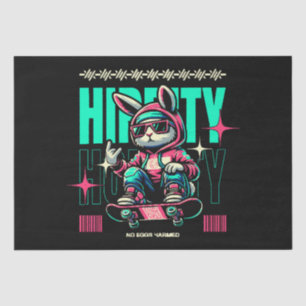 Angesagt-Hop-Hoppity - Skater Bunny Oster Seidenpapier