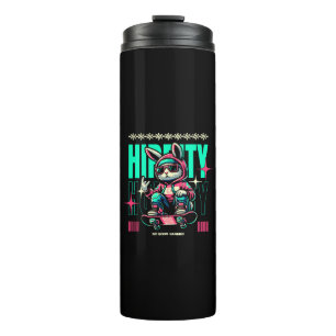 Angesagt-Hop-Hoppity - Skater Bunny Oster Thermosbecher