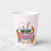 Angesagt-Hop Ostergeblasenes Mixtape - Retro Casse Pappbecher (Rückseite)