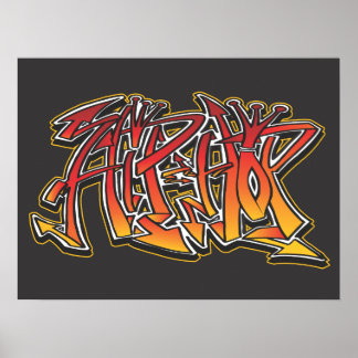 Angesagt-Hop-Poster Poster