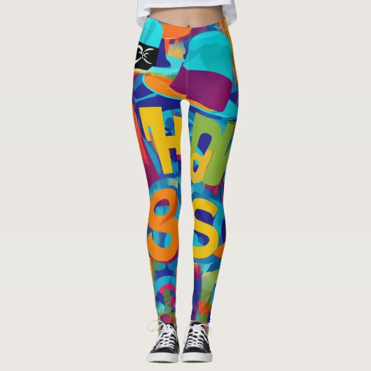 Angesagt-Hop-Stil Leggings (Vorderseite)