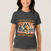ANGESAGT-HOP-STREAMS Tri-Blend SHIRT (Vorderseite)