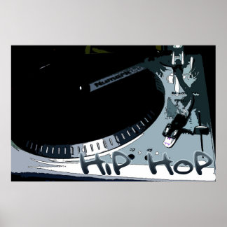 Angesagt-Hop-Turntable Poster