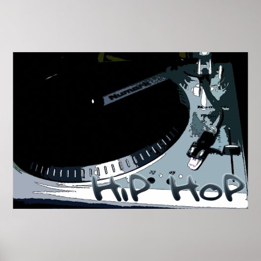 Angesagt-Hop-Turntable Poster (Vorne)