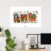 Angesagt Hoppin Poster (Heimbüro)