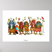 Angesagt Hoppin Poster (Vorne)