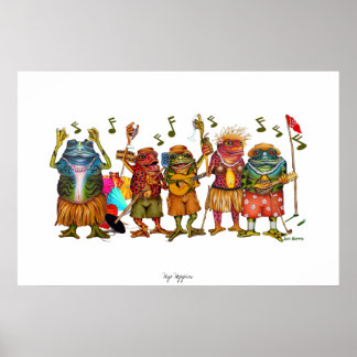 Angesagt Hoppin Poster