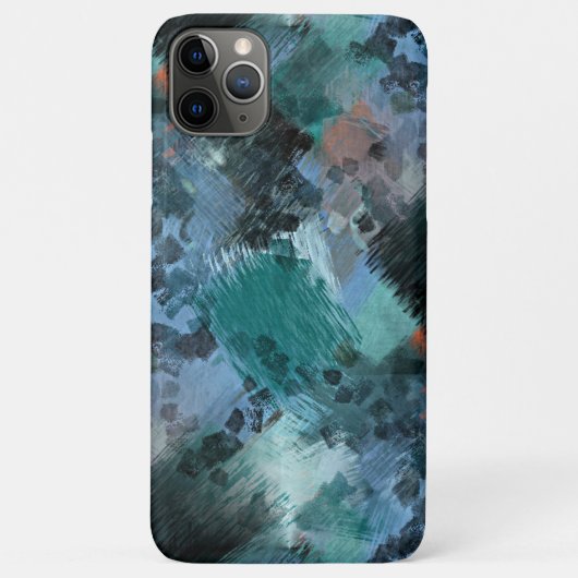 Angesagt Moderne, Aquamarine Grüne Violette Blaue Case-Mate iPhone Hülle (Rückseite)