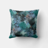 Angesagt Moderne, Aquamarine Grüne Violette Blaue  Kissen (Rückseite)