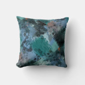 Angesagt Moderne, Aquamarine Grüne Violette Blaue  Kissen (Vorderseite)