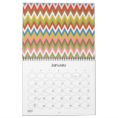 Angesagt Moderne Farben Retro Abstrakte Fantasie K Kalender (Jan 2027)