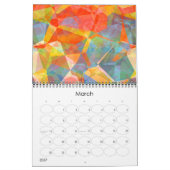 Angesagt Moderne Farben Retro Abstrakte Fantasie K Kalender (Mär 2027)