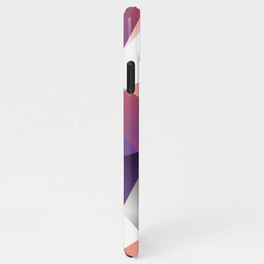 Angesagt Modernes Abstraktes Mosaikkunstmuster iPhone Hülle (Rechte Seite)