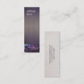 Angesagt Musician Mini Business Card Mini Visitenkarte (Vorne/Hinten)