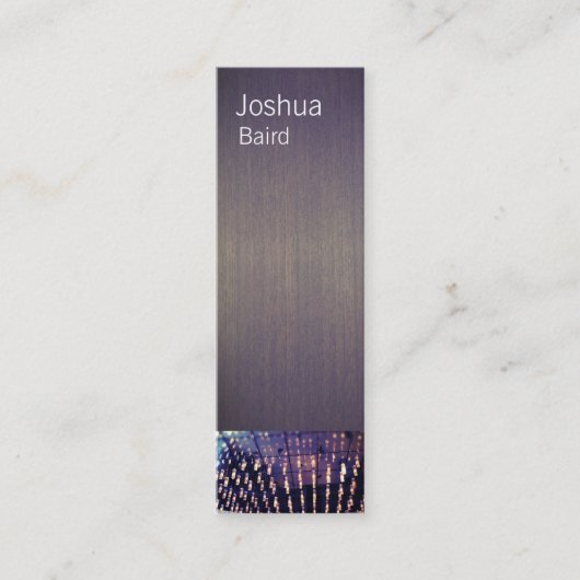 Angesagt Musician Mini Business Card Mini Visitenkarte (Vorderseite)