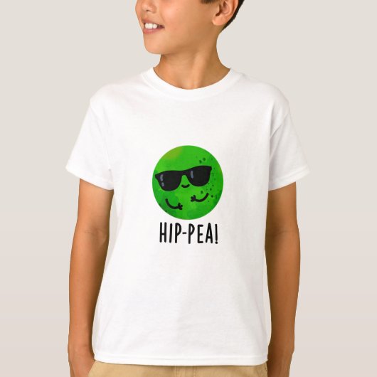 Angesagt-Pea Funny Angesagt Pea Pun T-Shirt (Vorderseite)