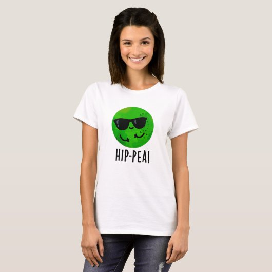 Angesagt-Pea Funny Angesagt Pea Pun T-Shirt (Vorne ganz)