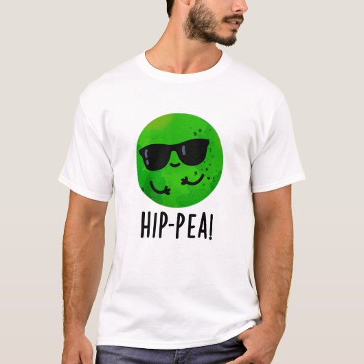 Angesagt-Pea Funny Angesagt Pea Pun T-Shirt (Vorderseite)