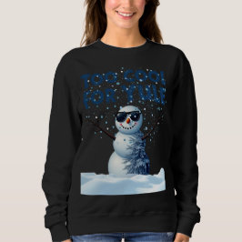 Angesagt Snowman Holiday Design - Sweatshirt